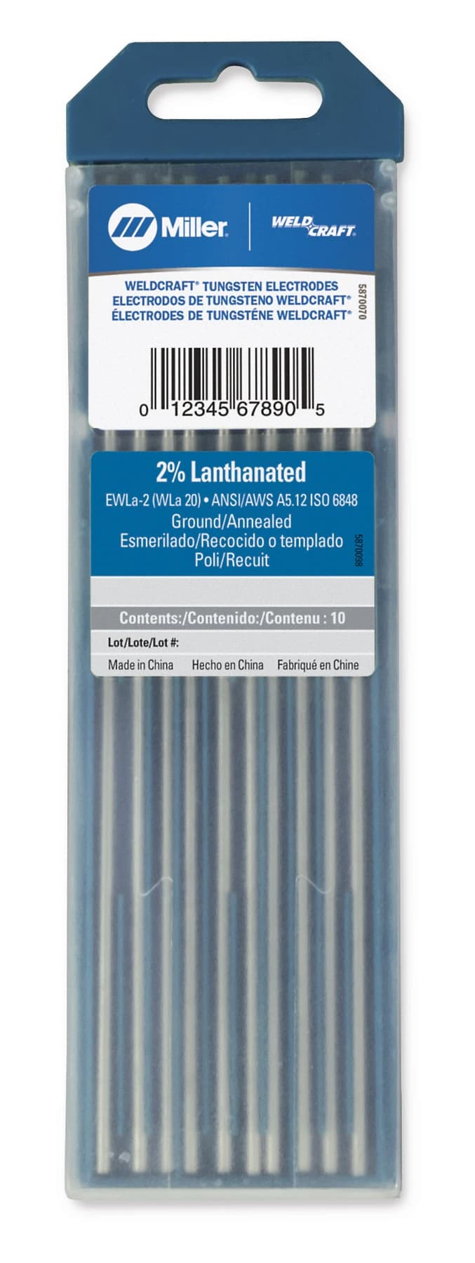 M30259 Tungsten 2 Lanthanated Packaging