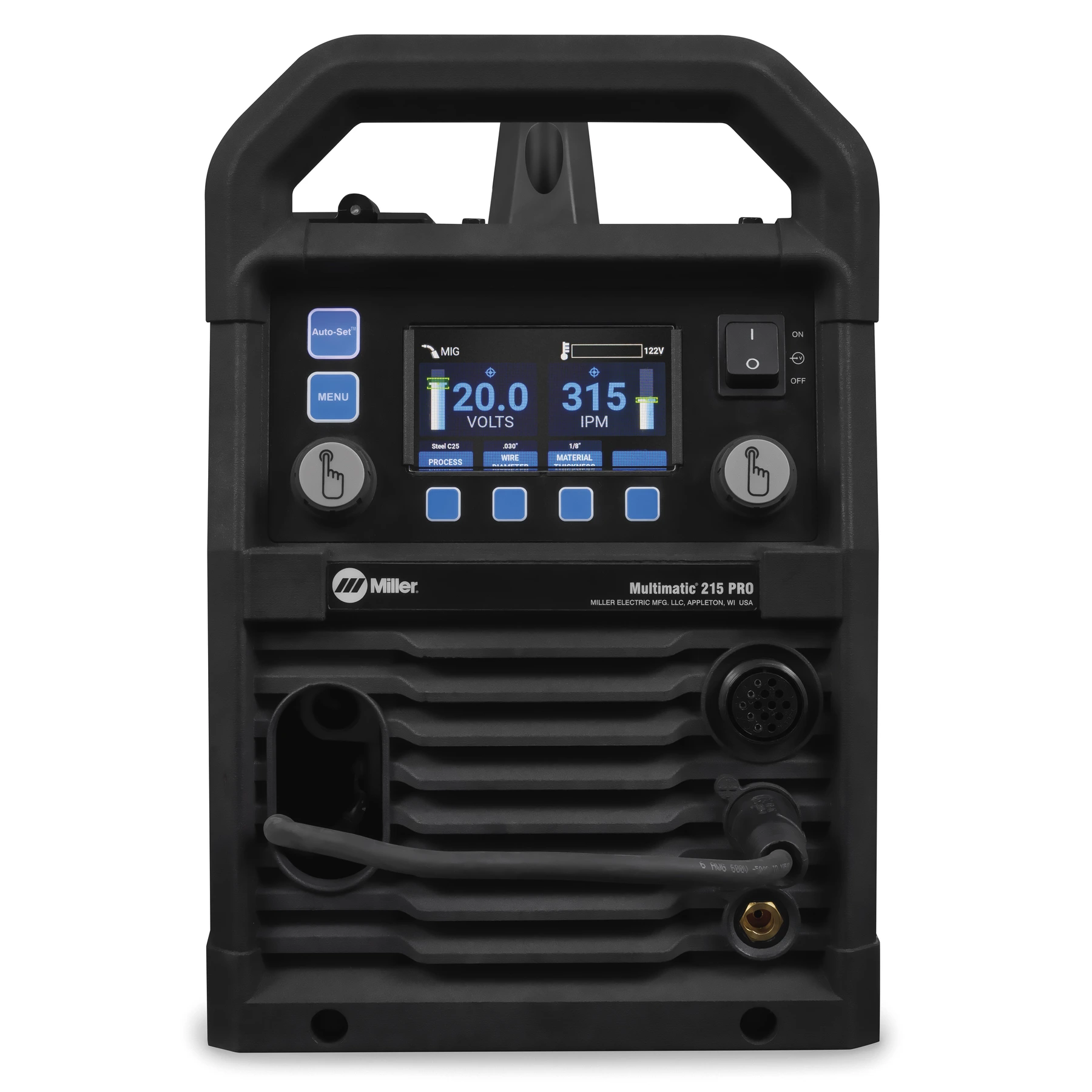 Multimatic 215 PRO Front Lit Auto-Set MIG Screen
