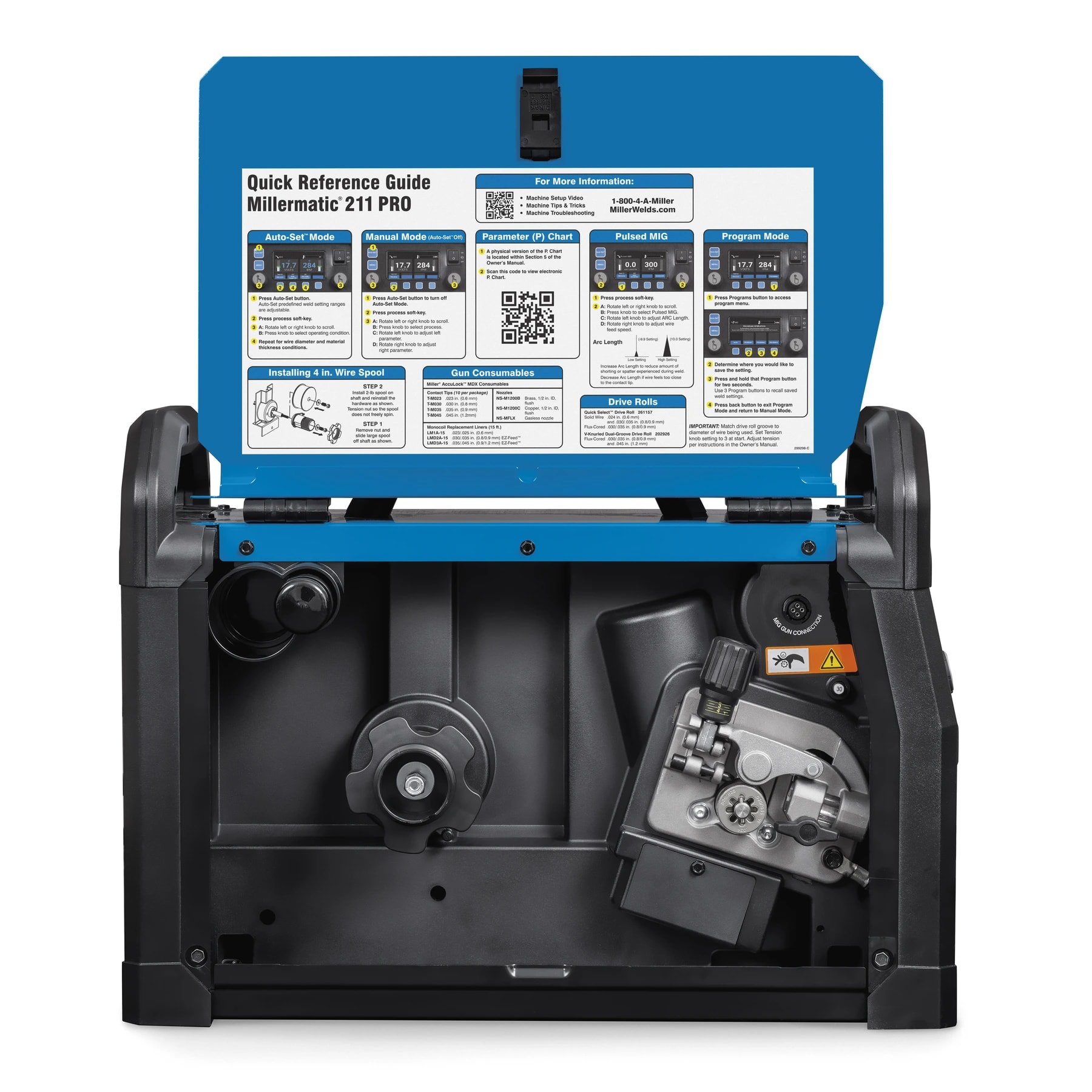 Millermatic 211 PRO Side Open
