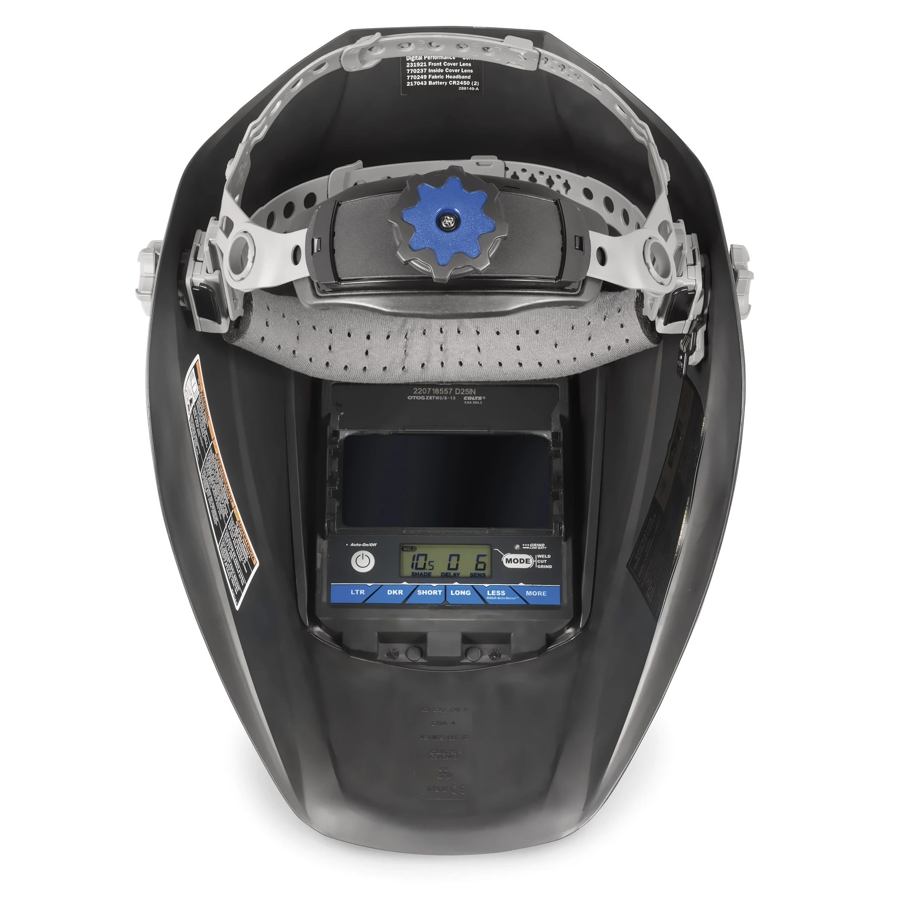 Digital Performance Helmet Inside
