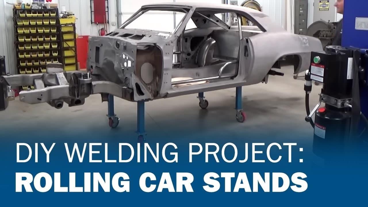 Welding Project: Rolling Car Stands