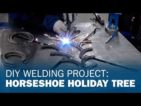 DIY Welding Project: Horseshoe Holiday Tree