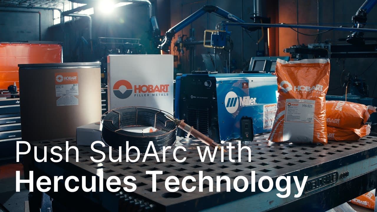 Push SubArc Further with Hercules Technology:Unified Control, Preheat Performance, Higher Deposition