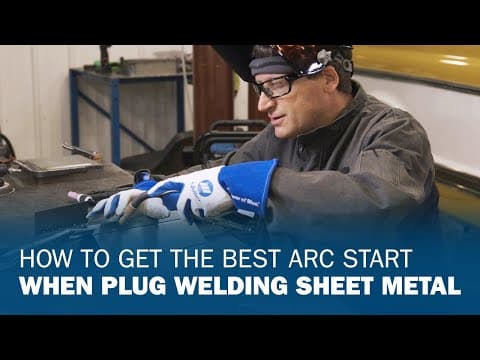 How to Get the Best Arc Start When Plug Welding Sheet Metal