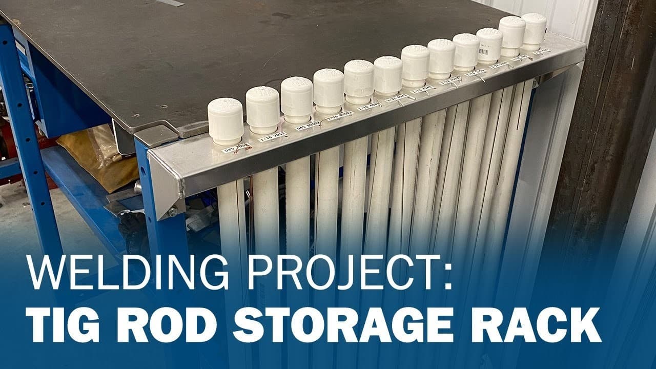 Welding Project: TIG Rod Storage Rack