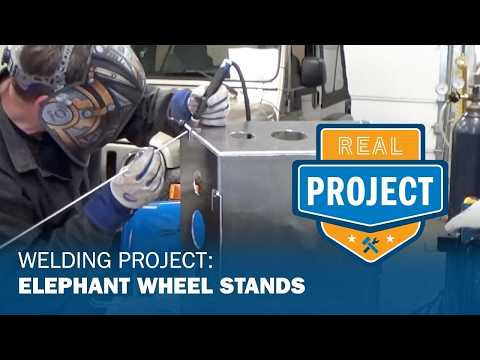Welding Project: Elephant Wheel Stands