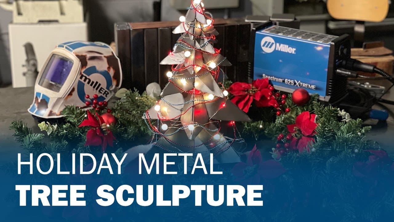 DIY Welding Project: Holiday Metal Tree Sculpture