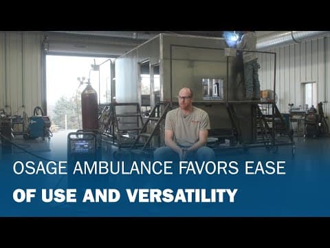 Osage Ambulance Favors Ease of Use and Versatility | Millermatic 355
