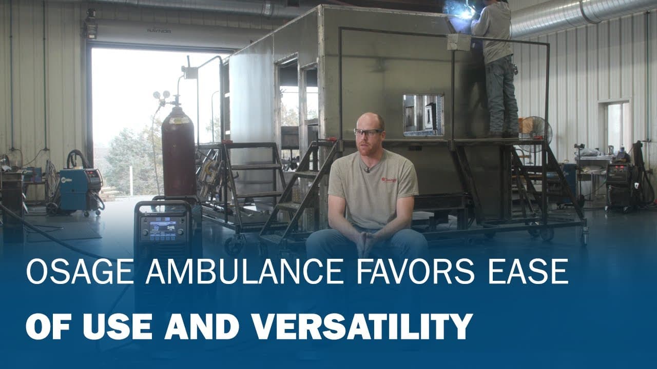 Osage Ambulance Favors Ease of Use and Versatility | Millermatic 355