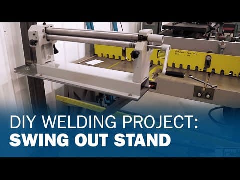 DIY Welding Project: Swing Out Equipment Stand
