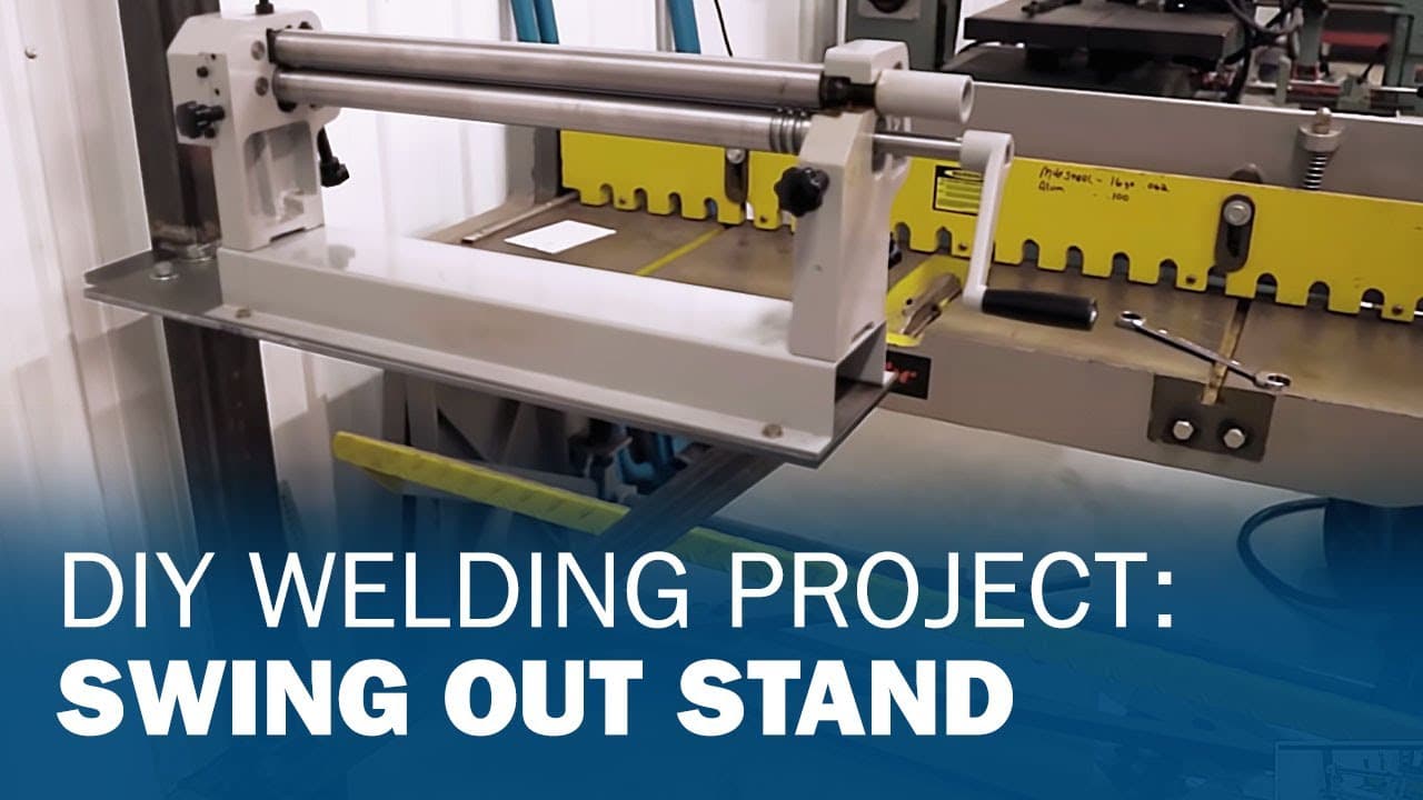 DIY Welding Project: Swing Out Equipment Stand