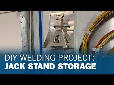 DIY Welding Project: Jack Stand Storage Rack