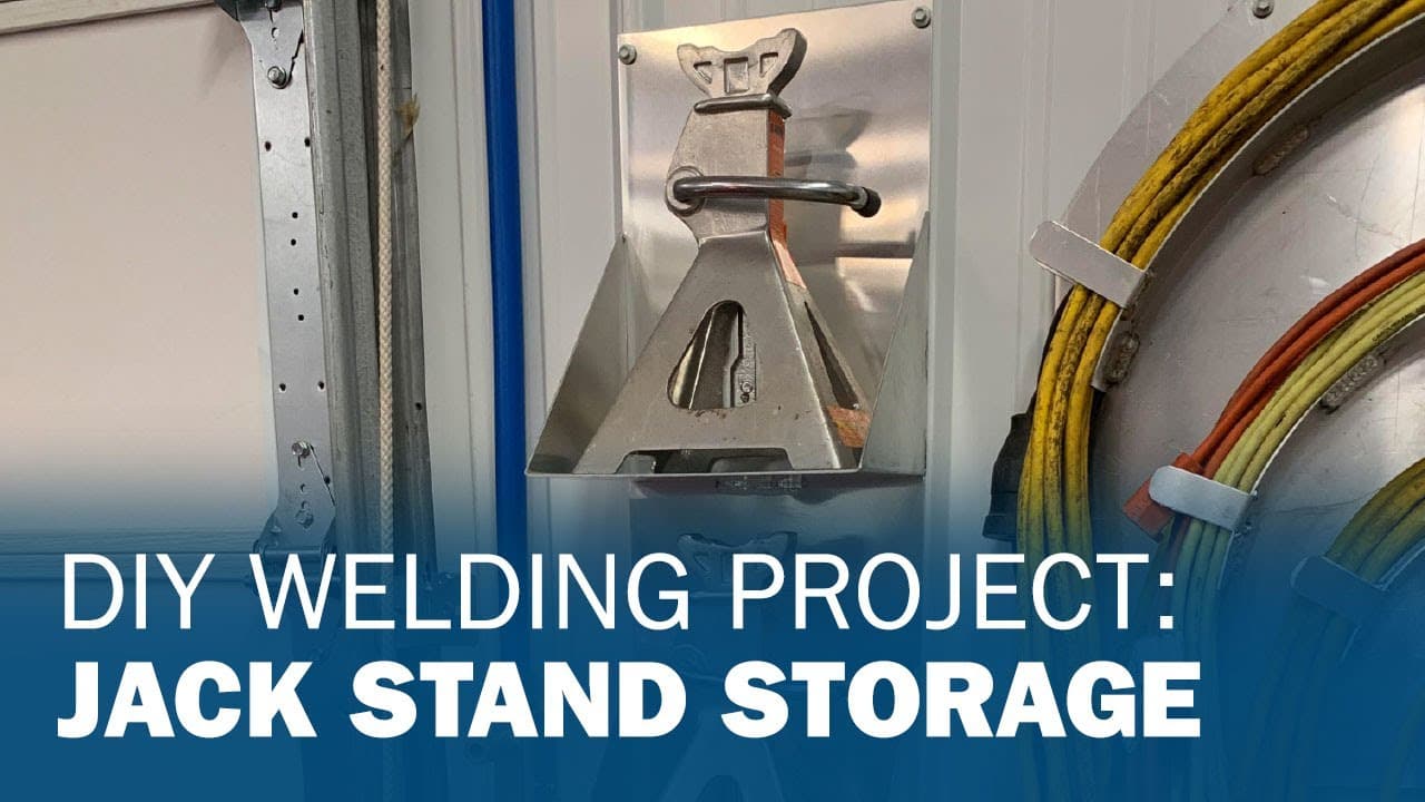 DIY Welding Project: Jack Stand Storage Rack