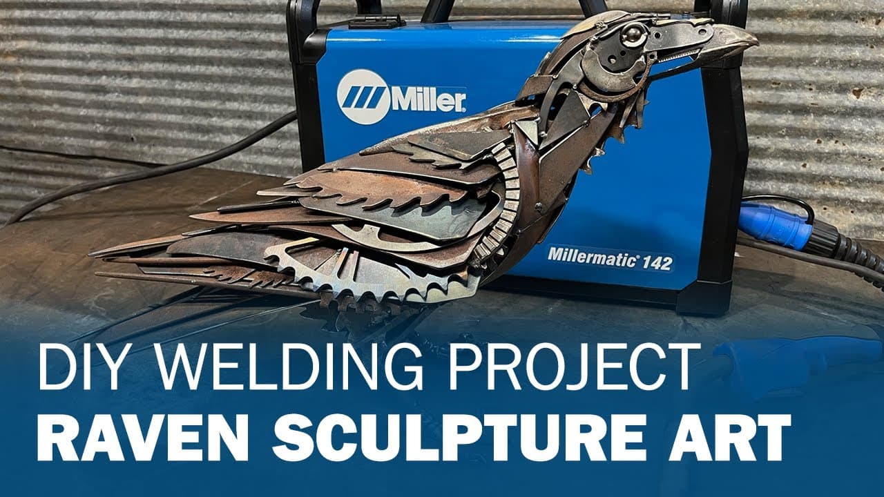 DIY Welding Project: Raven Sculpture Art