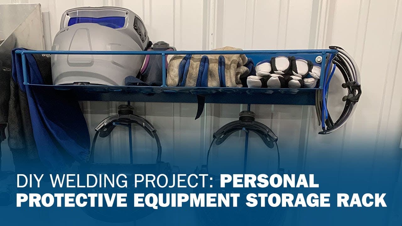 DIY Welding Project: Welding PPE Storage Rack
