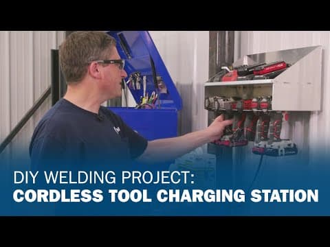 DIY Welding Project: Cordless Tool Charging Station