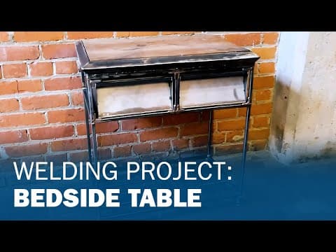 DIY Welding Project: Bedside Table