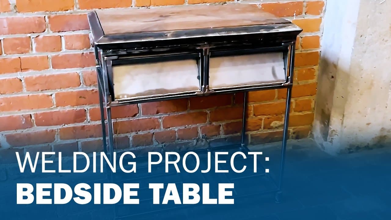 DIY Welding Project: Bedside Table