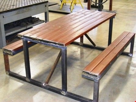 Picnic table and bench MillerWelds