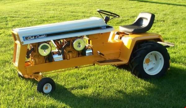 Cub cadet stretched pulling tractor